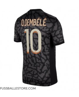 Günstige Paris Saint-Germain Ousmane Dembele #10 3rd trikot 2023-24 Kurzarm